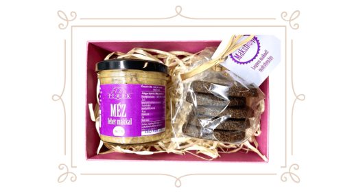 Dolca vita fehér mákos méz kék mákos tallér