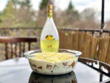 Fehér mákos piskóta citromkrémmel, limoncelloval:)